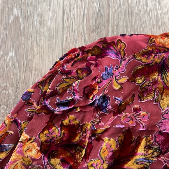 Anthropologie The Estela Sheer Printed Blouse: Burnout Edition - Picture 10 of 15
